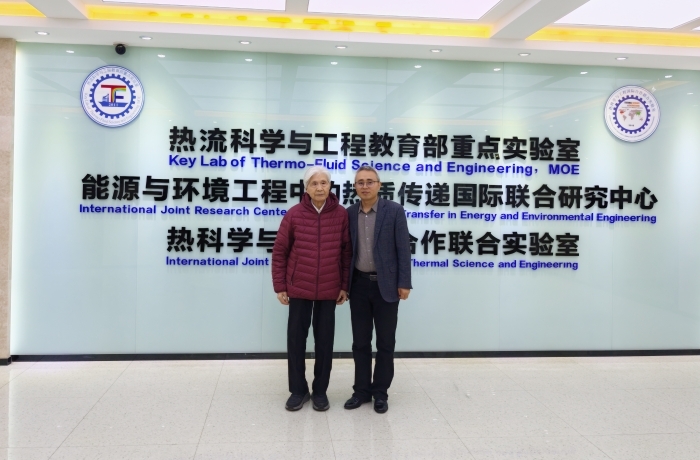 中国科学院院士西安联络处看望慰问陶文铨院士