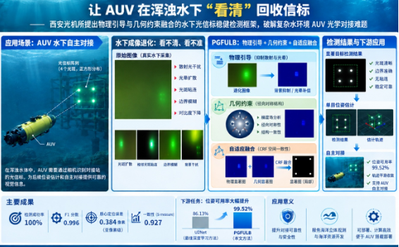 西安光机所在复杂水环境自主水下航行器光学对接领域取得进展